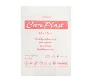 Care Plast - Steriel gaaskompres - 5cm x 5cm | Calm veiligheidsadviesbureau