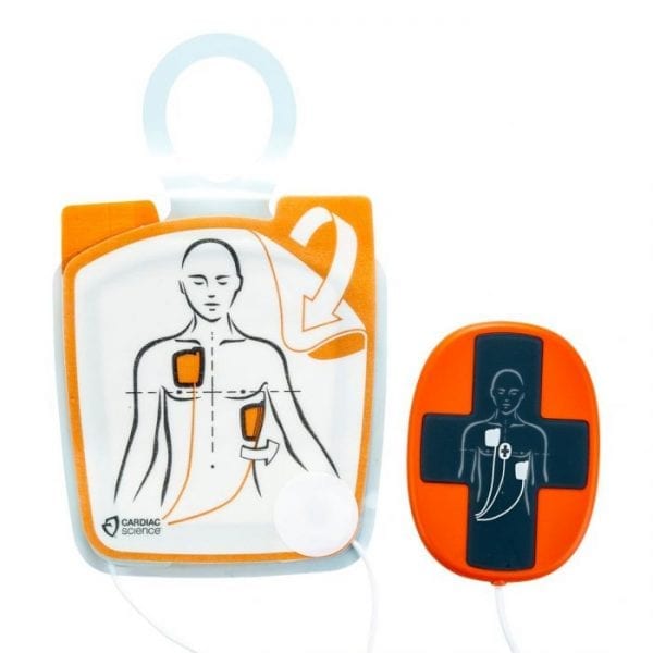 Cardiac Science - Powerheart G5 elektroden met CPR volwassene uit verpakking | Calm veiligheidsadviesbureau