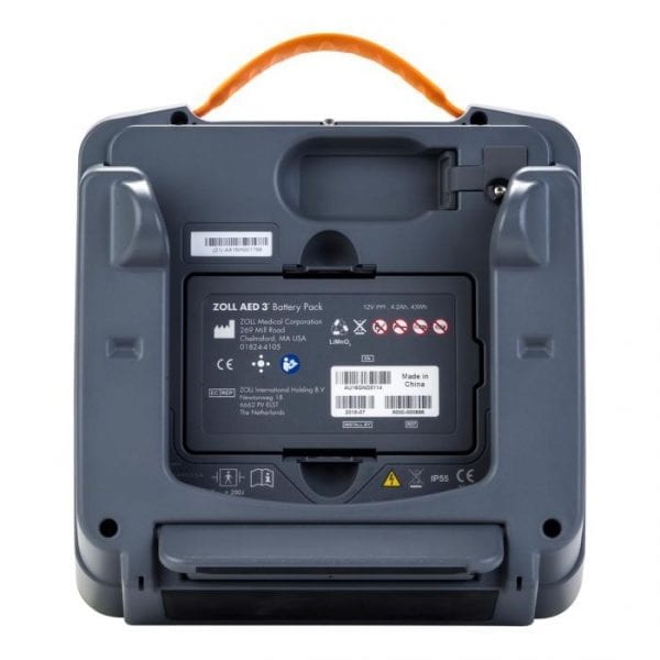 Zoll - AED 3 halfautomaat achterkant | Calm veiligheidsadviesbureau