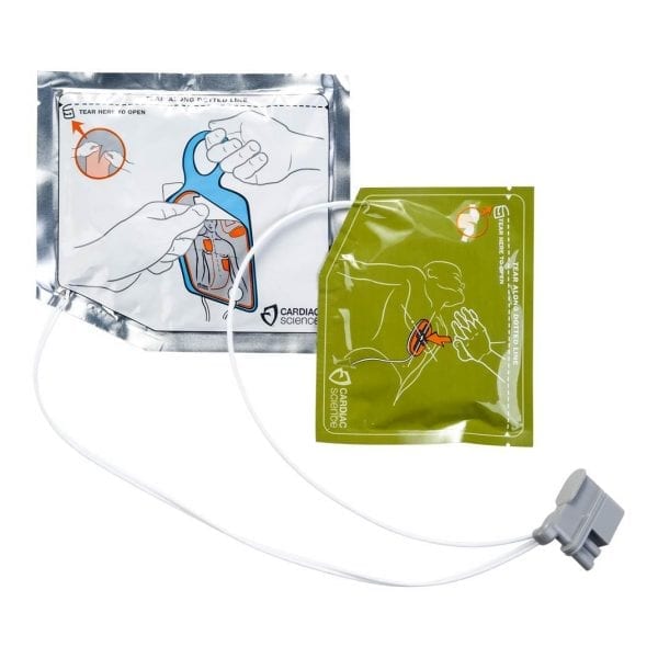 Cardiac Science - Powerheart G5 Elektroden met CPR Volwassene - uit verpakking | Calm veiligheidsadviesbureau